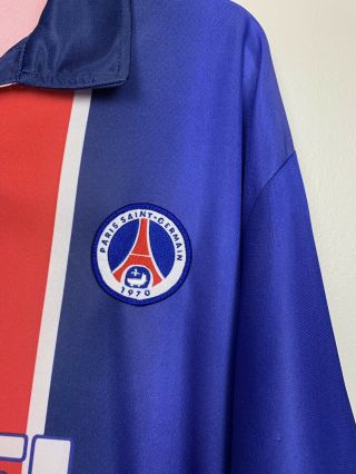 Vintage Opel Nike Paris Saint Germain Football Jersey Shirt PSG Men ' s Sz XL UK 2