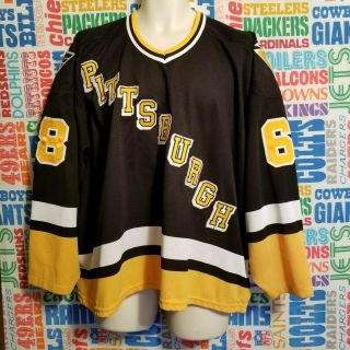 Jaromir Jagr Pittsburgh Penguins Hockey Jersey Mens L Ccm Classic Vintage 90s