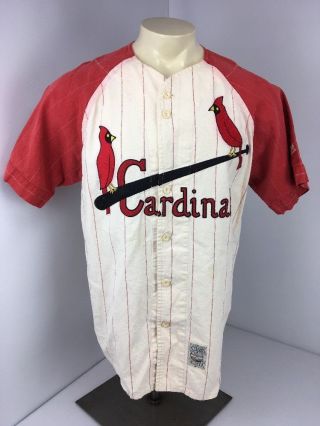 Vintage St Louis Cardinals 6 Mlb Baseball Stitched Jersey Mirage M Cooperstown