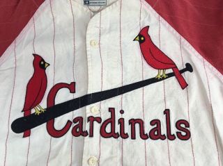 Vintage ST LOUIS Cardinals 6 MLB Baseball STITCHED Jersey MIRAGE M Cooperstown 2