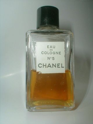 Vintage Chanel No5 Eau De Cologne 2oz Partial Bottle See All Scarce Perfumes Now