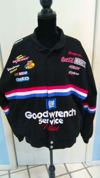 Vintage Chase Authentics Dale Earnhardt 3 Goodwrench Large Black Pit Crew Jacket