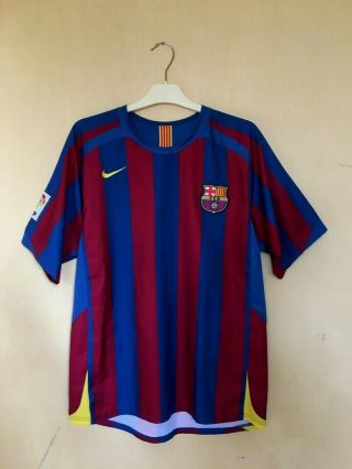 Fc Barcelona 2005\2006 Home Football Jersey Camiseta Soccer Maglia Shirt Vintage