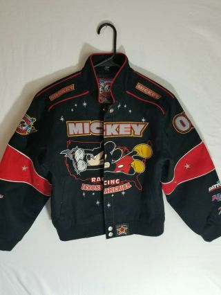 Nascar Mickey Racing Across America Children’s Jacket Large Jh Design