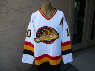 Vtg Pavel Bure Vancouver Canucks Ccm Made In Canada Hockey Jersey,  52