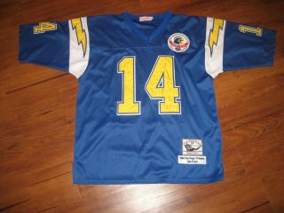 Los Angeles / San Diego Chargers,  Dan Fouts Jersey Mitchell & Ness 48 Throwback