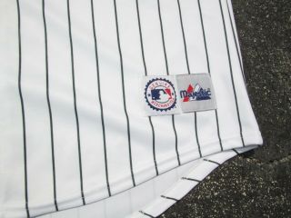 Frank Thomas Chicago White Sox Home Pinstripe 6400 Majestic Jersey Men XL 3
