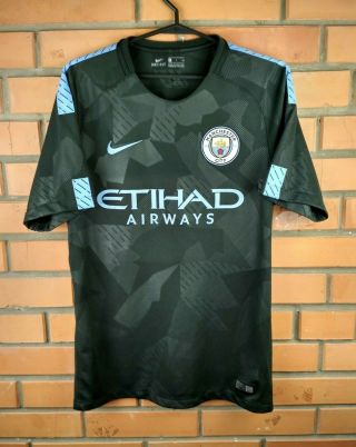 Manchester City Jersey Small 2017 2018 Third Shirt 847259 - 333 Soccer Nike