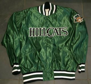 Milb Lynchburg Hillcats Minor Baseball Issued Satin Dugout Jacket Xxl Rawlings