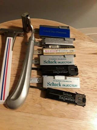 Schick Vintage Injector Razors And 40 Blades