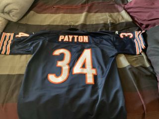 Reebok Chicago Bears Nfl Walter Payton 34 Throwbacks Football Jersey Size L