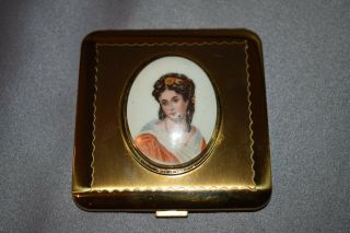 Vintage Mid Century Dorset Fifth Ave Powder Compact