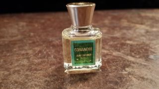 Vintage Coriandre Jean Couturier Miniature Full Perfume Bottle