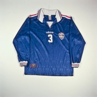 Retro Adidas Vintage Yugoslavia Jugoslavija Shirt Jersey Nr3 Xl Match Worn