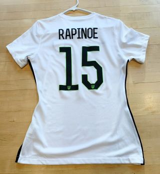 Rapinoe Nike Uswnt 2015 Home World Cup Winners 3 Star Jersey Womens Medium