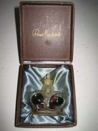 Vintage Albano Prince Matchabelli 1/2 Oz Perfume In Case 1/3 Full