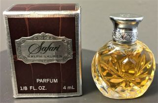 Vintage - Safari - Ralph Lauren - Pure Perfume 4 Ml - Miniature Size - Mib