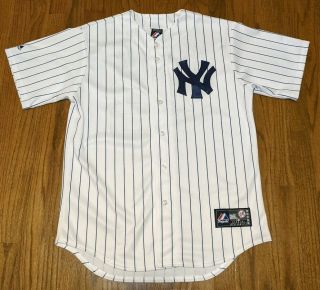 Andy Pettitte York Yankees 2003 Majestic Home Baseball Jersey Medium