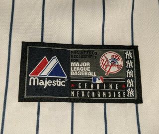 ANDY PETTITTE York Yankees 2003 Majestic Home Baseball Jersey Medium 2