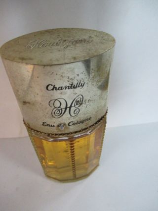 Vintage Houbrigant Chantilly Eau De Cologne 3 Oz Splash On