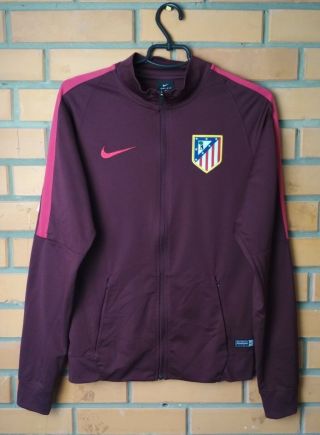 Atletico Madrid (atlético) Football Soccer Training Size S Jacket Nike
