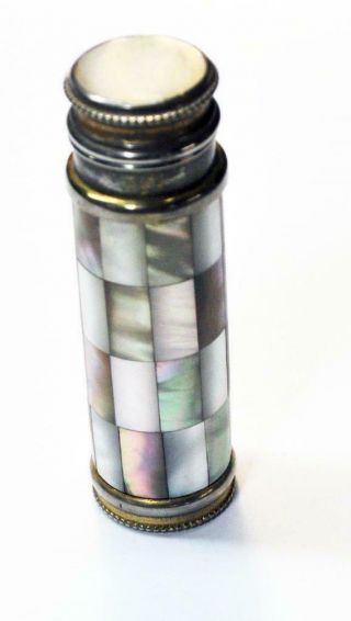 Art Deco,  Le Kid - France Mop Mother Of Pearl Perfume Atomizer
