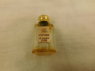 Vintage Le Galion Sortilege Miniature Perfume Bottle Paris France