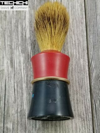 Ever - Ready Vintage Shaving Brush Black And Red