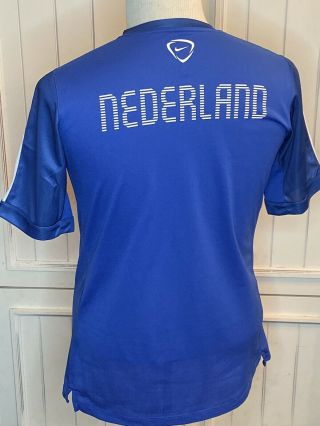 HOLLAND NETHERLANDS TRAINING NIKE FOOTBALL SHIRT JERSEY SIZE Large MEN BLUE ING 2