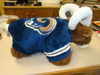 Los Angeles Rams Large 18 " Mascot Pillow Pet - Nfl