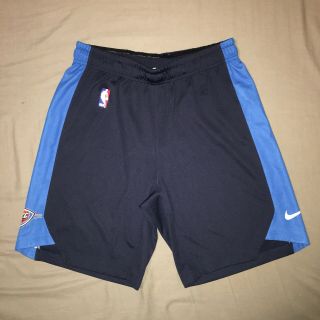 Nike Authentic Team Issued Shorts Size Large Oklahoma City Thunder Pro Team Cut