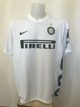 Inter Milan 2010/2011 Away Sz Xl Internazionale Nike Shirt Jersey Maillot Soccer