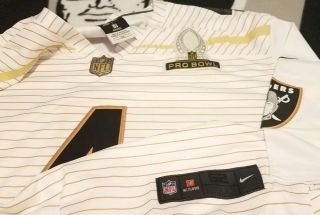 Derek Carr Pro Bowl Oakland Raiders Nike Stitched Jersey Sz 52 2xl