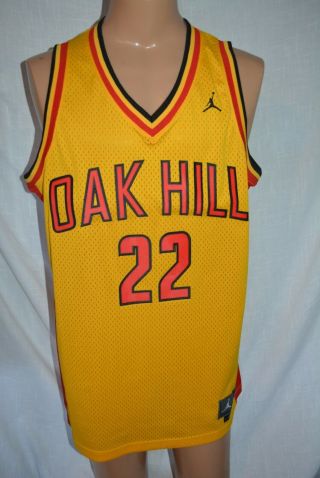 Jordan Carmelo Anthony Melo Oak Hill Throwback Jersey High School 22 L