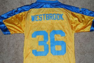 36 Bryant Westbrook Philadelphia Eagles Yellow Powder Blue Nfl Jersey (large)