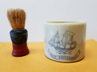 Ever Ready Shaving Brush Set In Rubber 200,  Old Spice Shaving Mug Ship Friendship