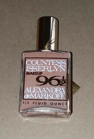 Nos Countess Isserlyn 96 - 1/2 Alexandra De Markoff Liquid Makeup 1/2 Fl.  Oz.