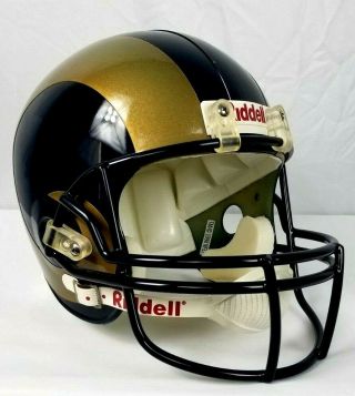 Nfl St.  Louis Rams American Football Helmet Large Display Riddell