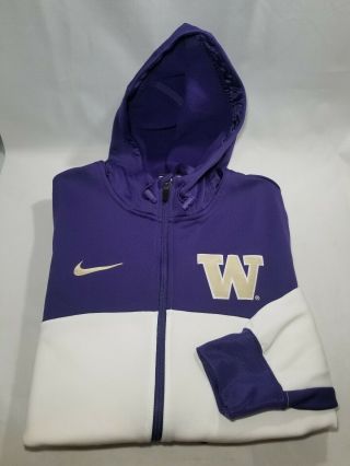Nike Therma - Fit University Of Washington Huskies Hoodie Sweater Small