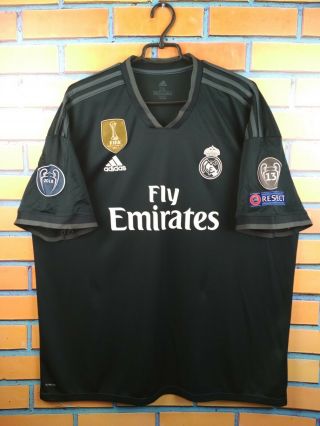 Real Madrid Jersey 2xl 2018 2019 Third Shirt Cg0584 Soccer Football Adidas