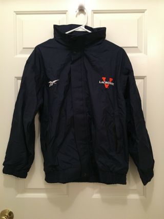University Of Virginia Uva Cavaliers Lacrosse Reebok Team Issued Jacket Small
