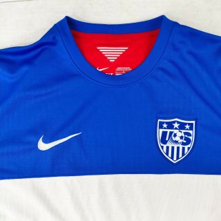 Nike US SOCCER Jersey 2014 World Cup Men ' s Size Large Futbol Football USA 3