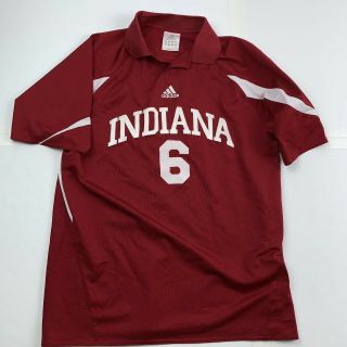 Indiana Hoosiers Adidas Womens Team Issue Soccer Jersey 6 Shirt 2004 Medium Iu