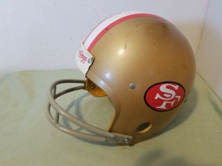 Vintage San Francisco 49ers Football Helmet Rawlings Hnfl - N Medium Adult