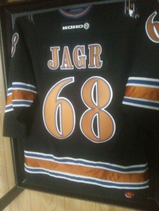 Nhl Jaromir Jagr 68 Washington Capitals Koho Hockey Jersey Black Size Xl