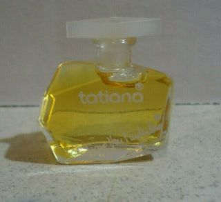 Vintage Miniature Perfume Bottle " Tatiana By Von Furstenberg " Full Sample