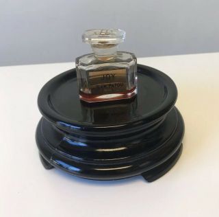Vintage Joy Jean Patou Miniature Perfume Bottle French Glass Baccarat Collectors
