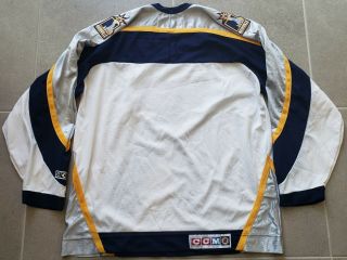 Nashville Predators Vintage NHL CCM Hockey Jersey - White - Size XL 2
