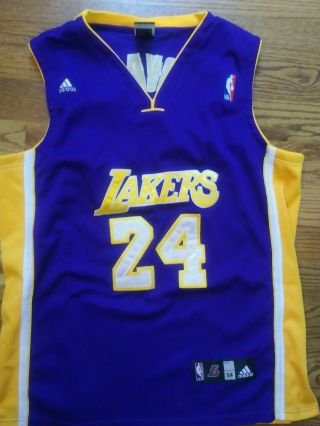 Adidas NBA Kobe Bryant 24 Los Angeles Lakers Sewn Basketball Jersey 3XL 2