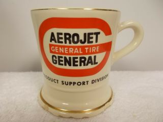 Vintage Aerojet General Tire Ceramic Shaving Cup Mug